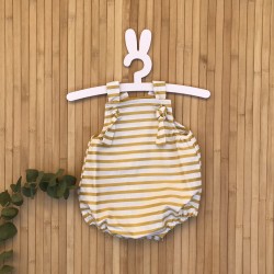 Ranita rayas mostaza