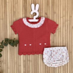 Conjunto hilo cerezas