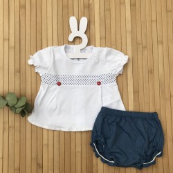 Conjunto tejano botones niña