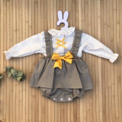 Conjunto niña 3 lazos