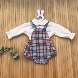 Ranita cuadros rojos