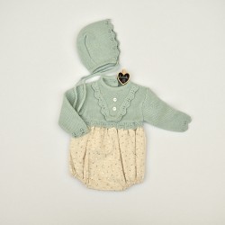 Lucerna ranita verde agua